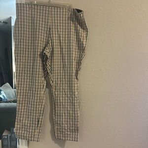 A New Day Plaid Slacks Size 18